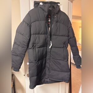 Women's Black Puffer Jacket - orolay